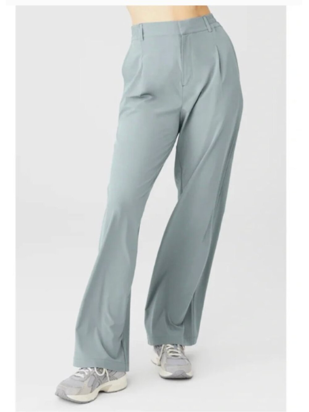 ☀️ ALO YOGA High-Waist Pursuit Trouser Regular Cosmic Grey XS